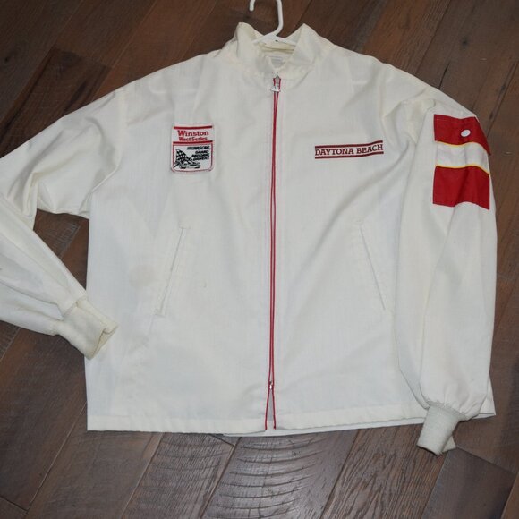 VTG 70s 80s RJ REYNOLDS Winston Cup Zip Jacket Nascar Daytona INTL Speedway R26 - Picture 2 of 7